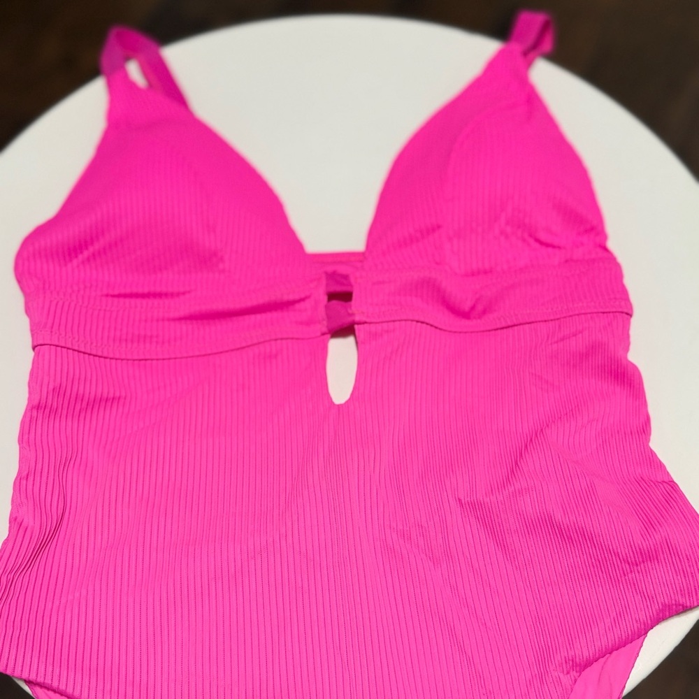 Vibrant Pink One-Piece Swimsuit